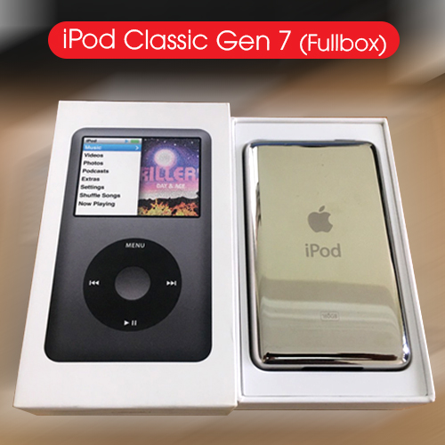 Máy nghe nhạc iPod Classic Gen 7.5  - Hàng chính hãng - Hàng sưu tầm (Fullbox trùng serial) - Like N