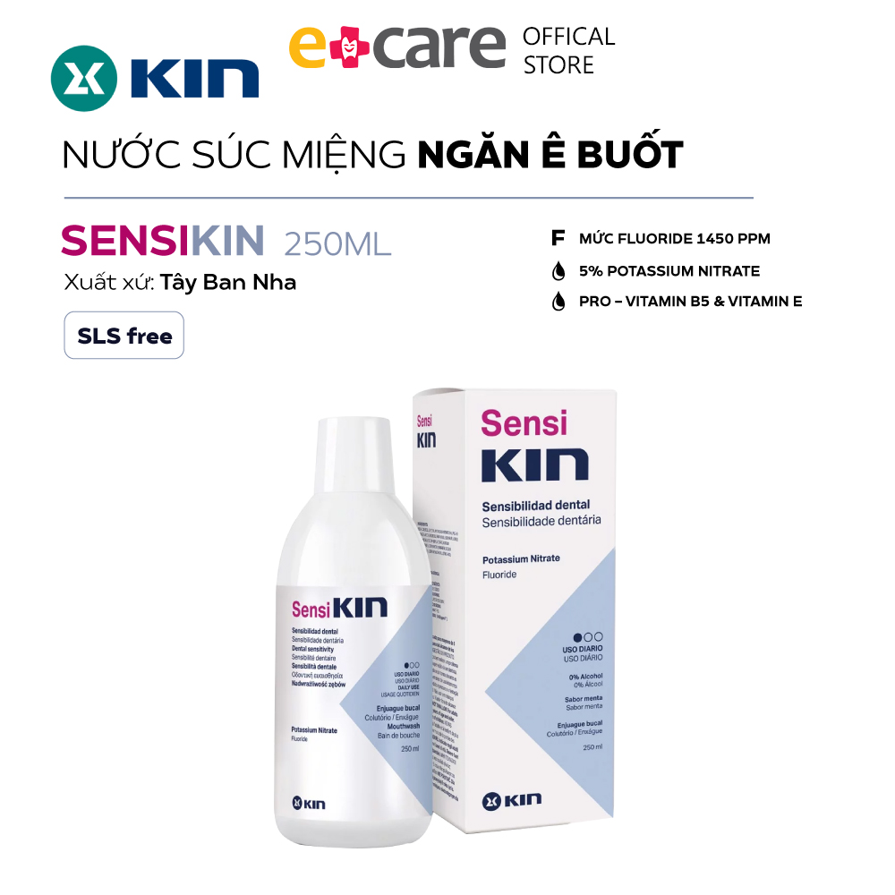 Nước súc miệng SensiKIN giảm ê buốt răng 250ml