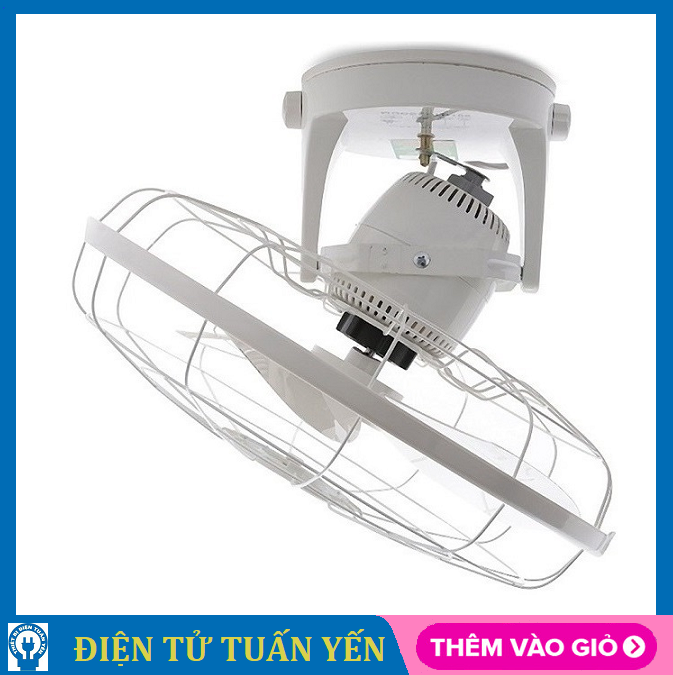 Quạt đảo trần Senko TD105 công suất 47W, 3 tốc độ gió, màu trắng thanh lịch - Hàng chính hãng