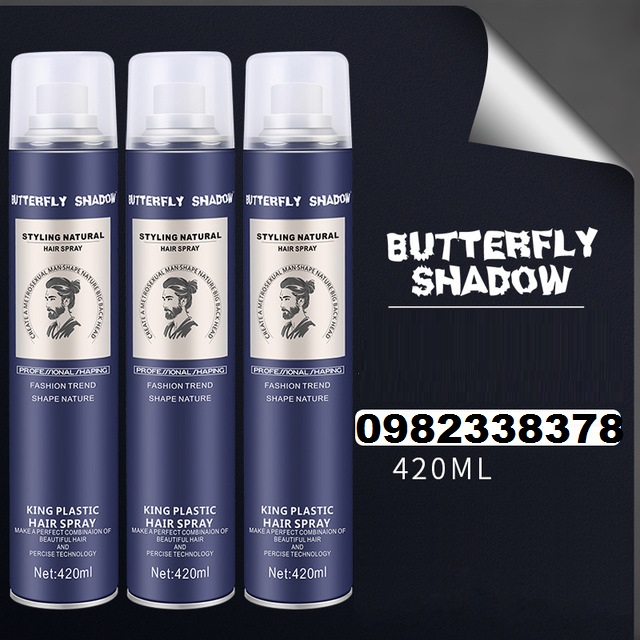 Keo Xịt Tóc Gôm Tóc  BAUDDERFLY SHADOW