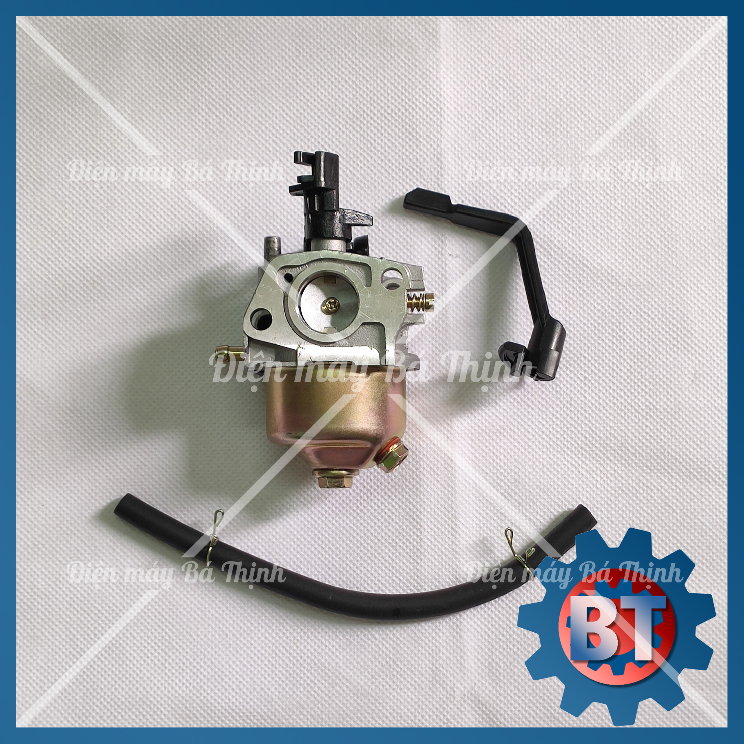 Bộ chế hòa khí 2kw-3kw động cơ gx160, gx200 5.5hp, 6.5hp, 168f