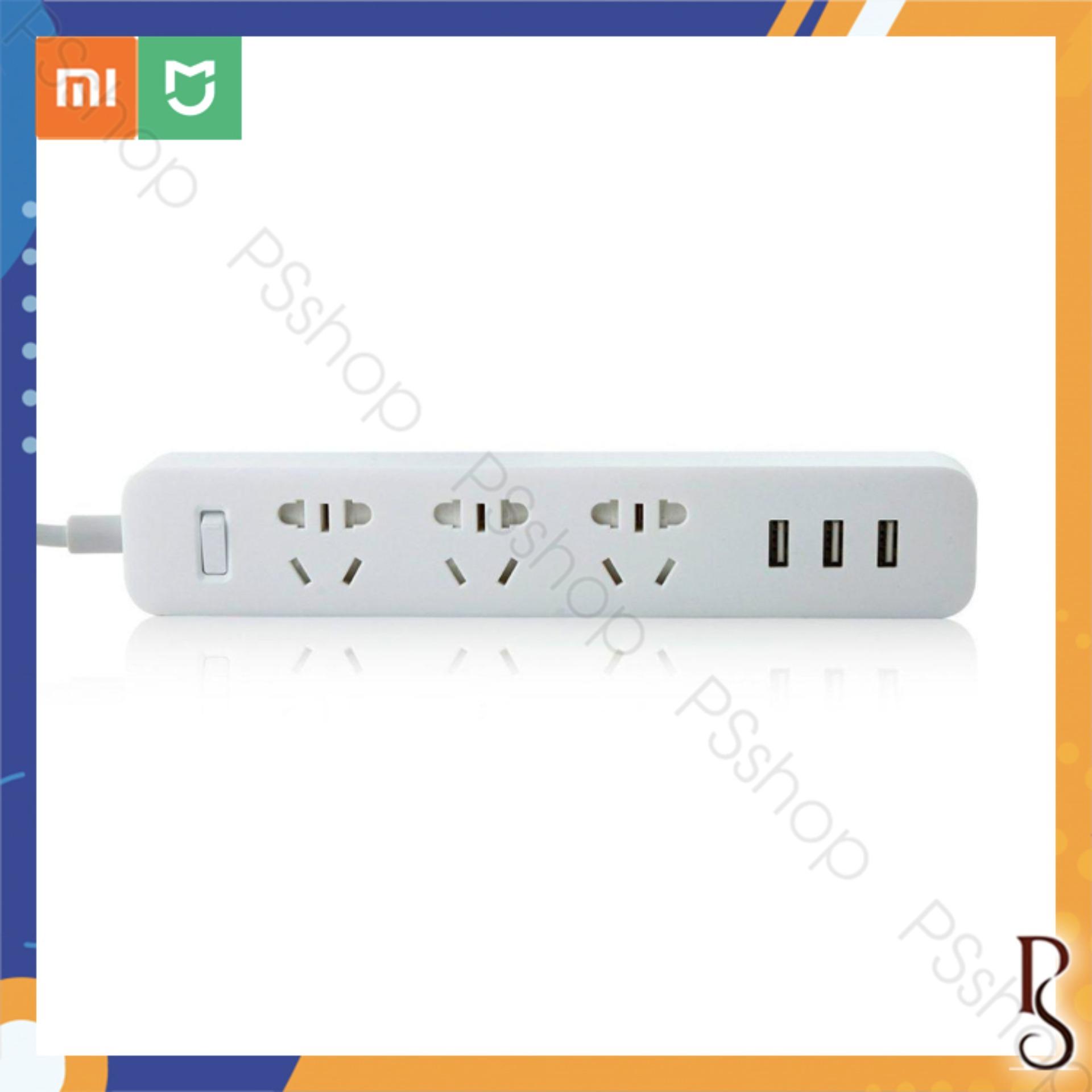 Ổ cắm điện xiaomi - 3 ổ điện / 3 cổng sạc usb