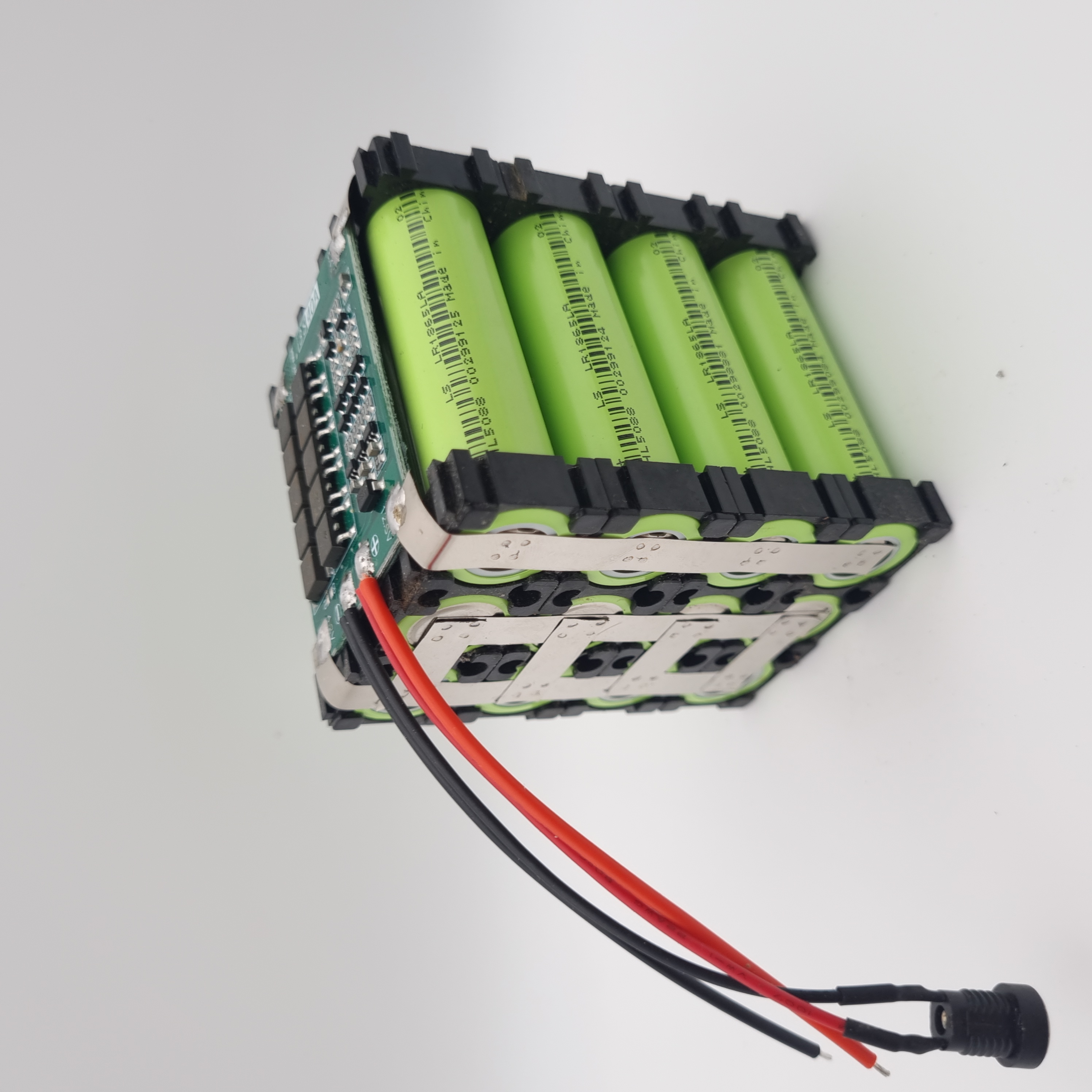 Khối pin 3s 12v lithium 8AH + khung cố định pin. dùng cell pin lithium 18650 lishen xanh 3.7v mới chuẩn dung lượng