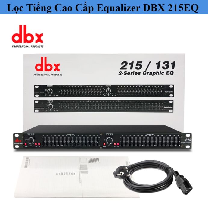 Bộ Lọc Xì DBX 215 - Thiết Bị Lọc Âm Thanh Cắt Tần Số Thừa Tăng Cường Tiếng Bass Lọc Tiếng Cực Hay- Loại Bỏ Tạp Âm.