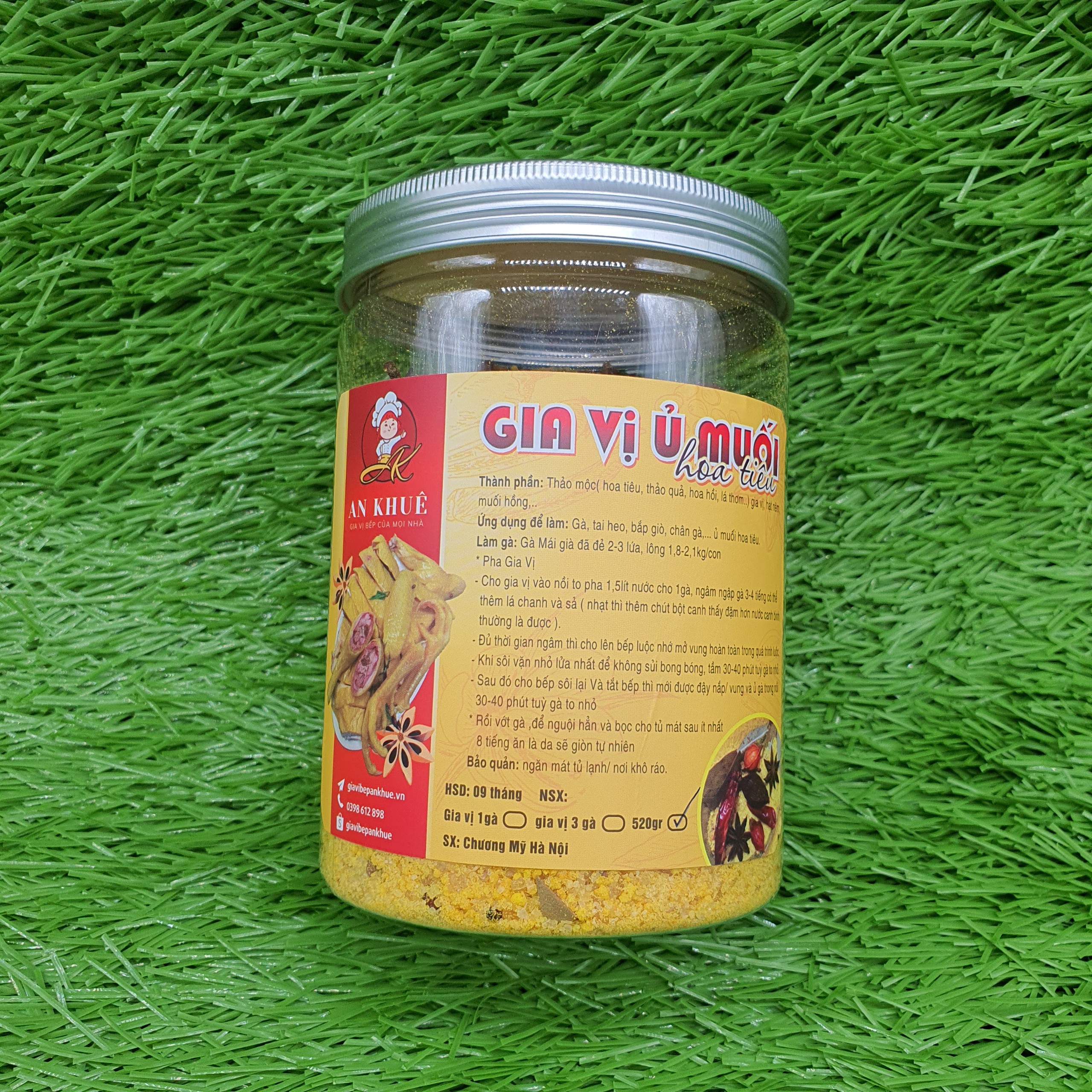 Gia vị làm gà ủ muối hoa tiêu thảo mộc giòn da thơm thịt