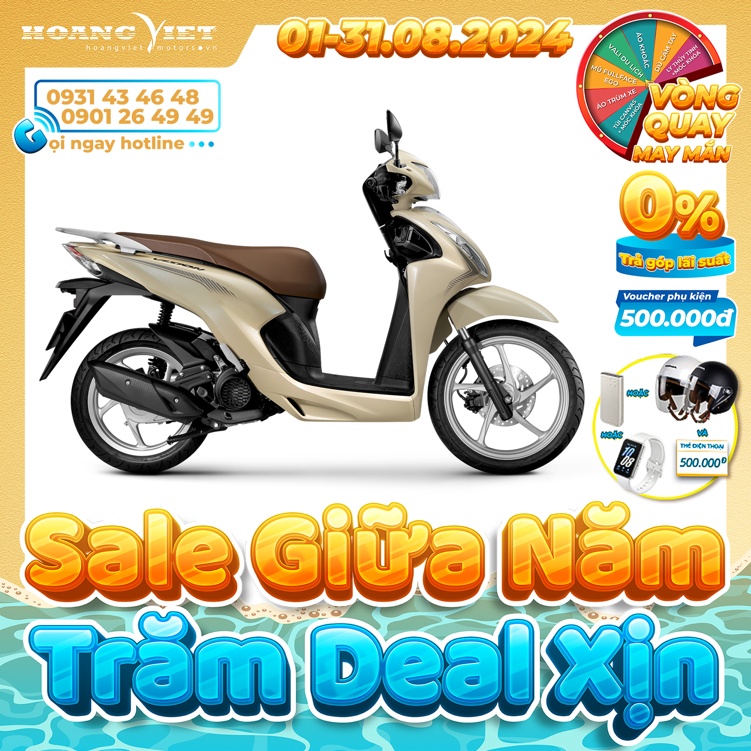 Xe máy honda vision 110cc 2024 - phiên bản cổ điển