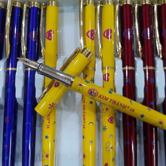 SÉT 6 BÚT MÁY KIM THÀNH 18 +TẶNG THÊM 1 NGÒI KT05 +TẶNG KÈM 1 VĨ MỰC