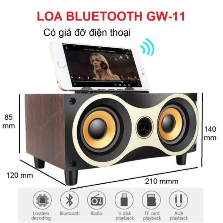 [HCM](Loa Vân Gỗ) Loa mắt cú bluetooth mắt mèo loa surround công nghệ từ Mỹ Loa bluetooth mini GW11 - G11 loa bass độc quyền mạnh mẽ âm thanh cực hay kèm giá đỡ điện thoại màu cực chất loa có kệ đỡ điện thoại máy tính bảng...