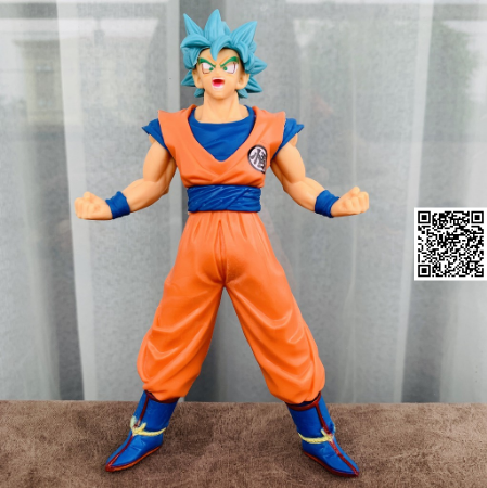 [HCM]754 Mô hình nhân vật 5. Songoku Kakarot tóc xanh Goku Blue Dragon Ball 7 viên ngọc rồng Cao 18Cm
