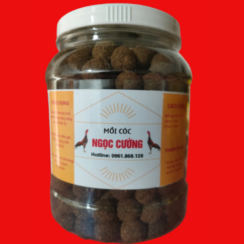 Mồi cóc rắn cho gà chọi hộp 300g - 500g 520 viên