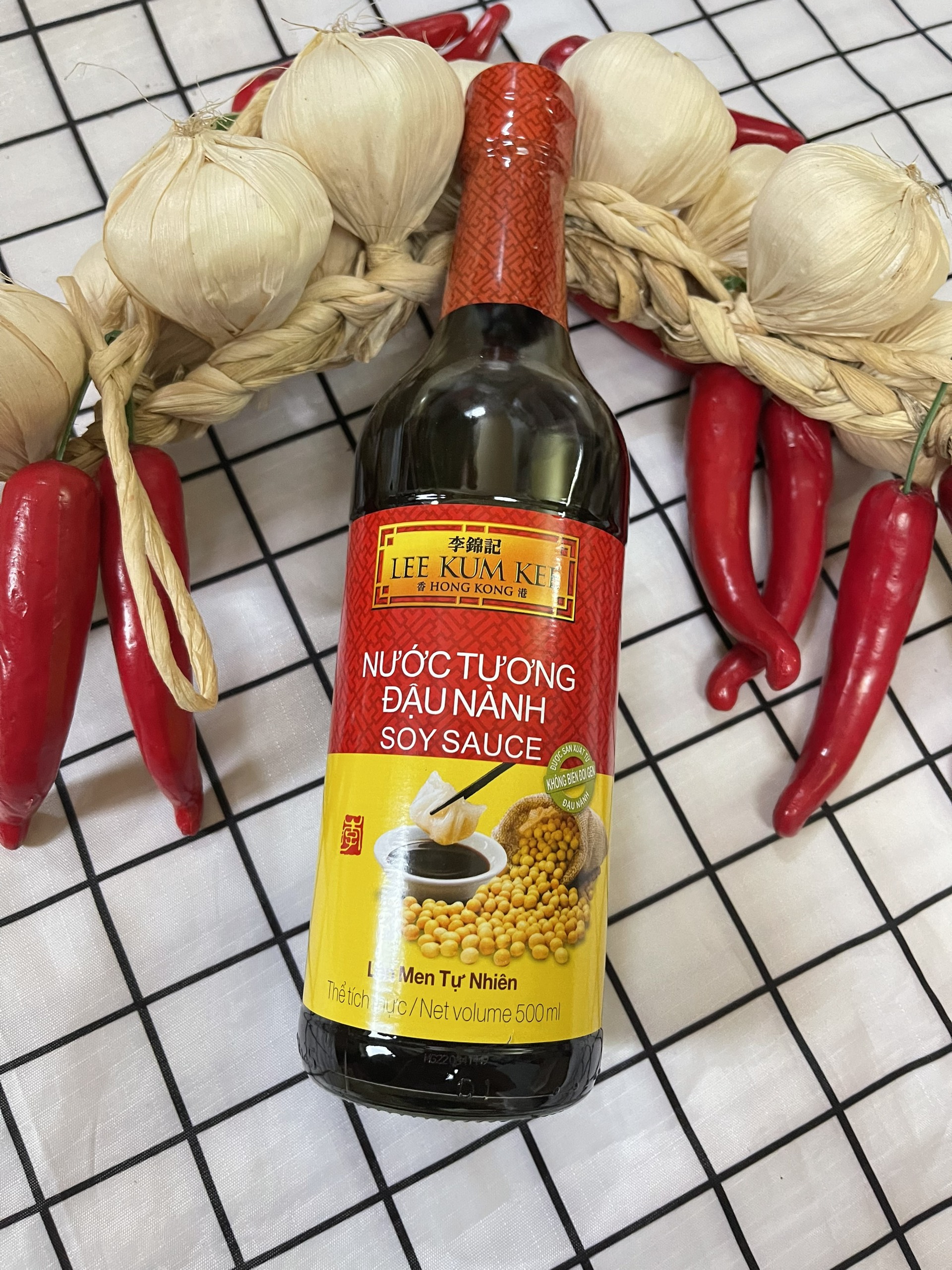 Nước tương đậu nành lee kum kee 500ml
