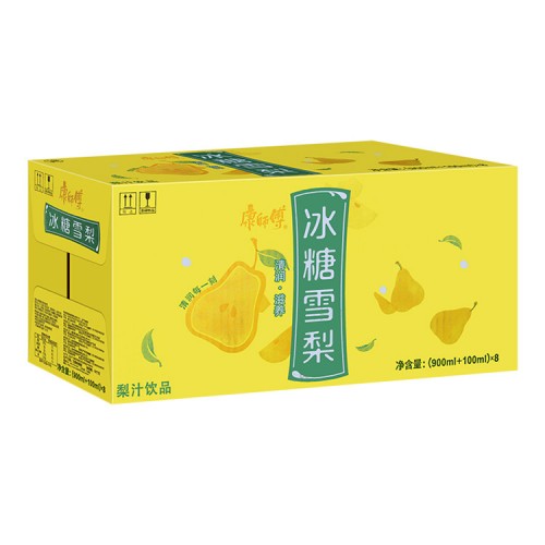 Thùng 12 chai nước ép lê đường phèn đài loan 1000ml *12