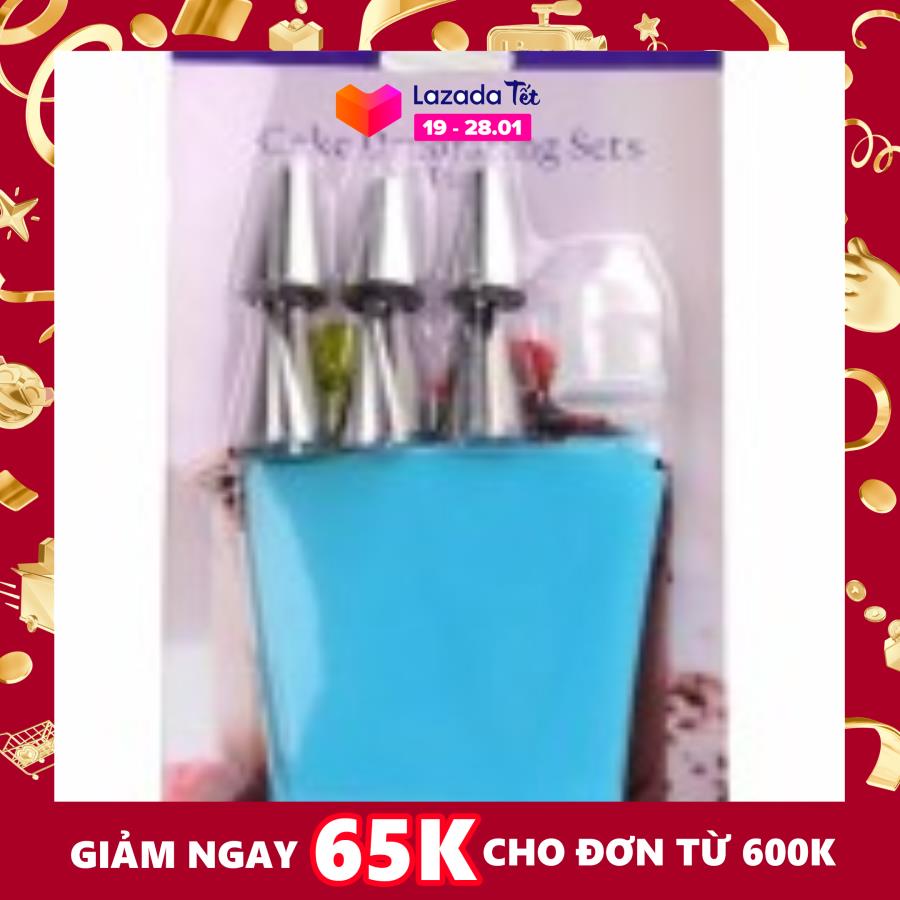 Bộ 6 đui kèm túi bắt bông kem silicon