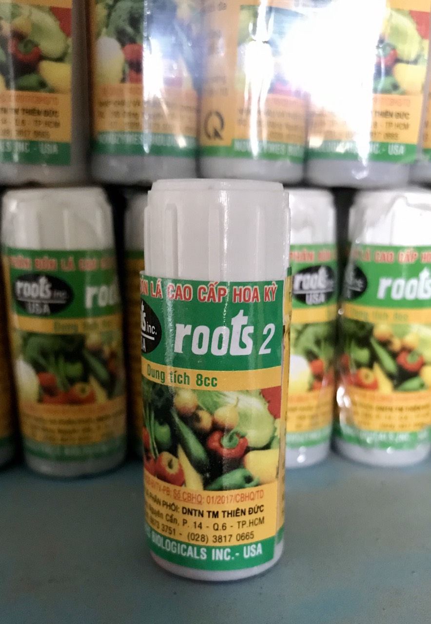 10 ống phân bón lá cao cấp hoa kỳ- roots 2 - 8ml