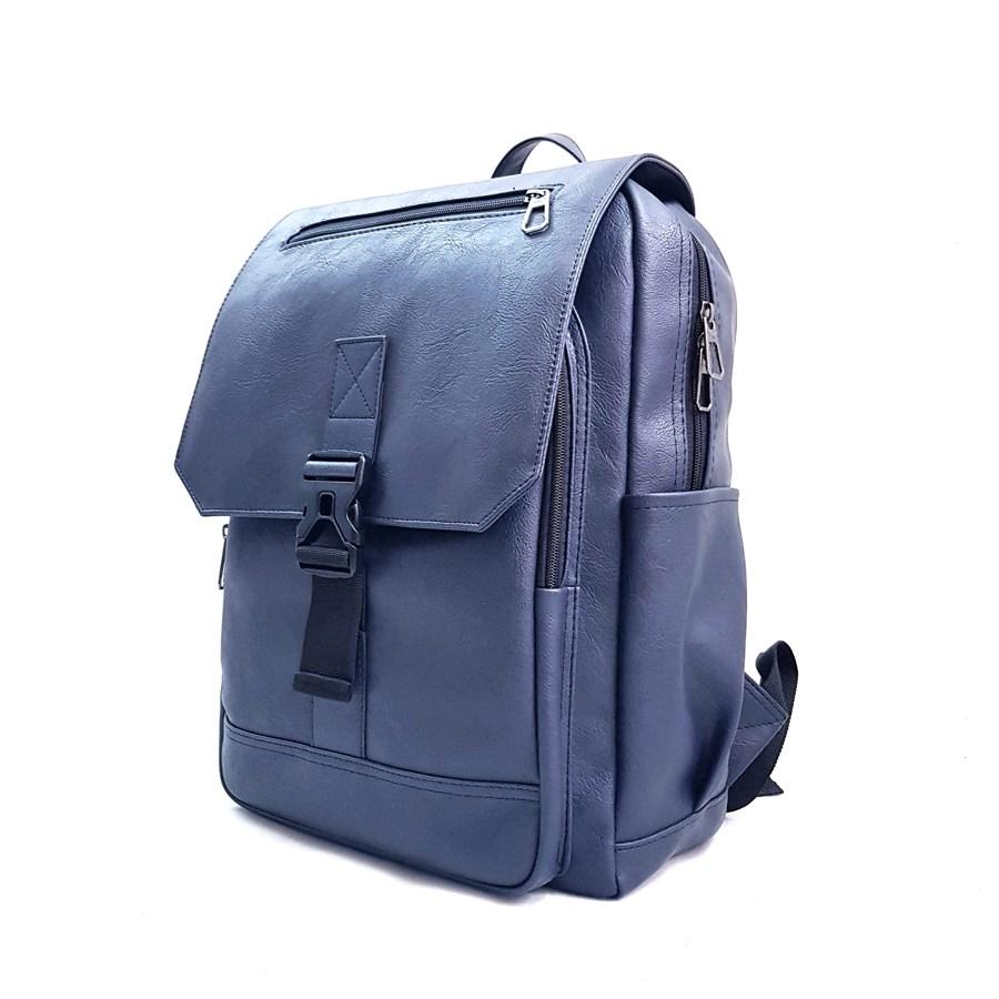 Balo da thời trang Laptop 15inch-Balo da nam nữ một khóa AVUH012