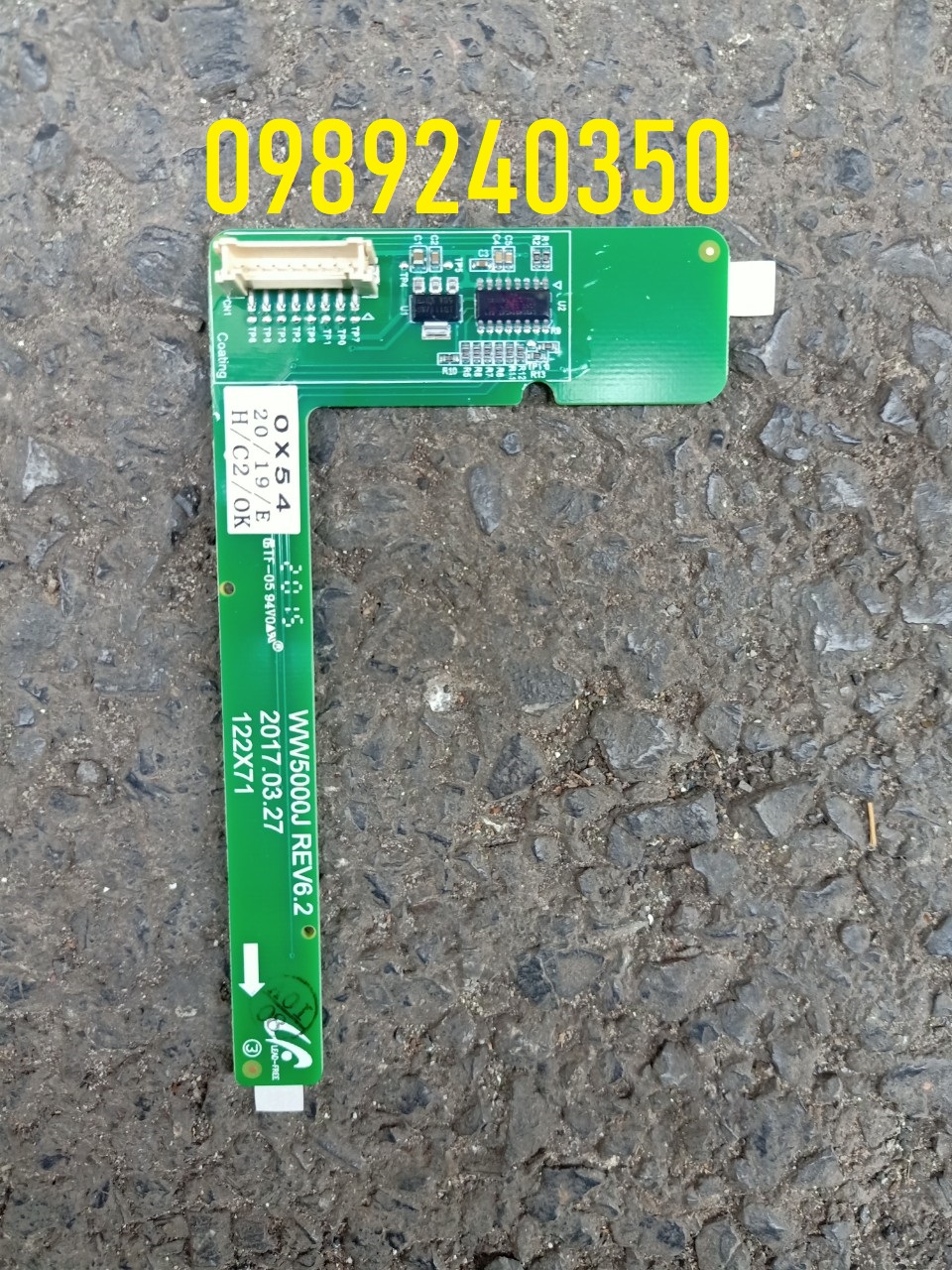 Mạch phím cảm ứng máy giặt Samsung cửa ngang chính hãng