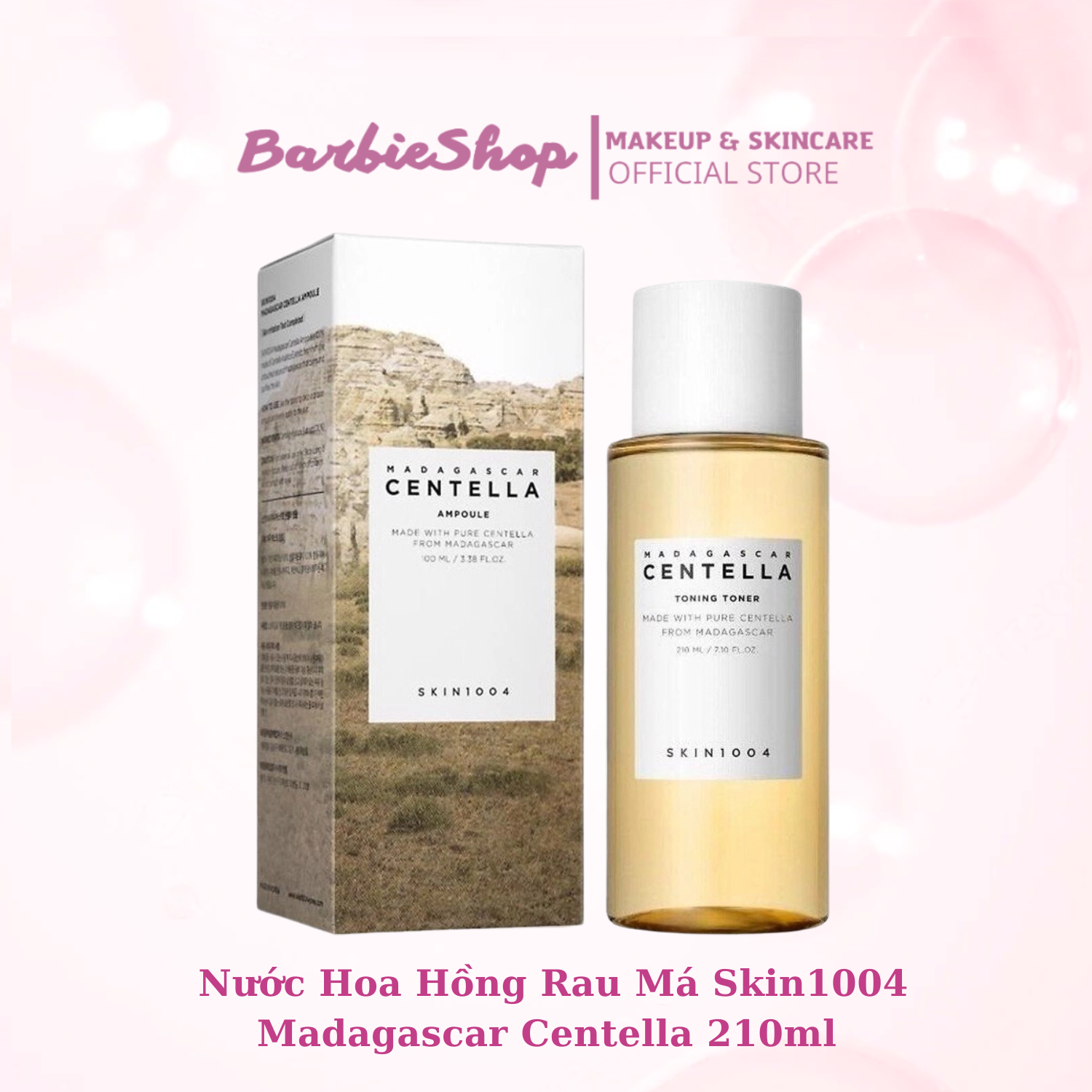 Nước Hoa Hồng Skin1004 Madagascar Centella Toning Toner (30ml - 210ml)