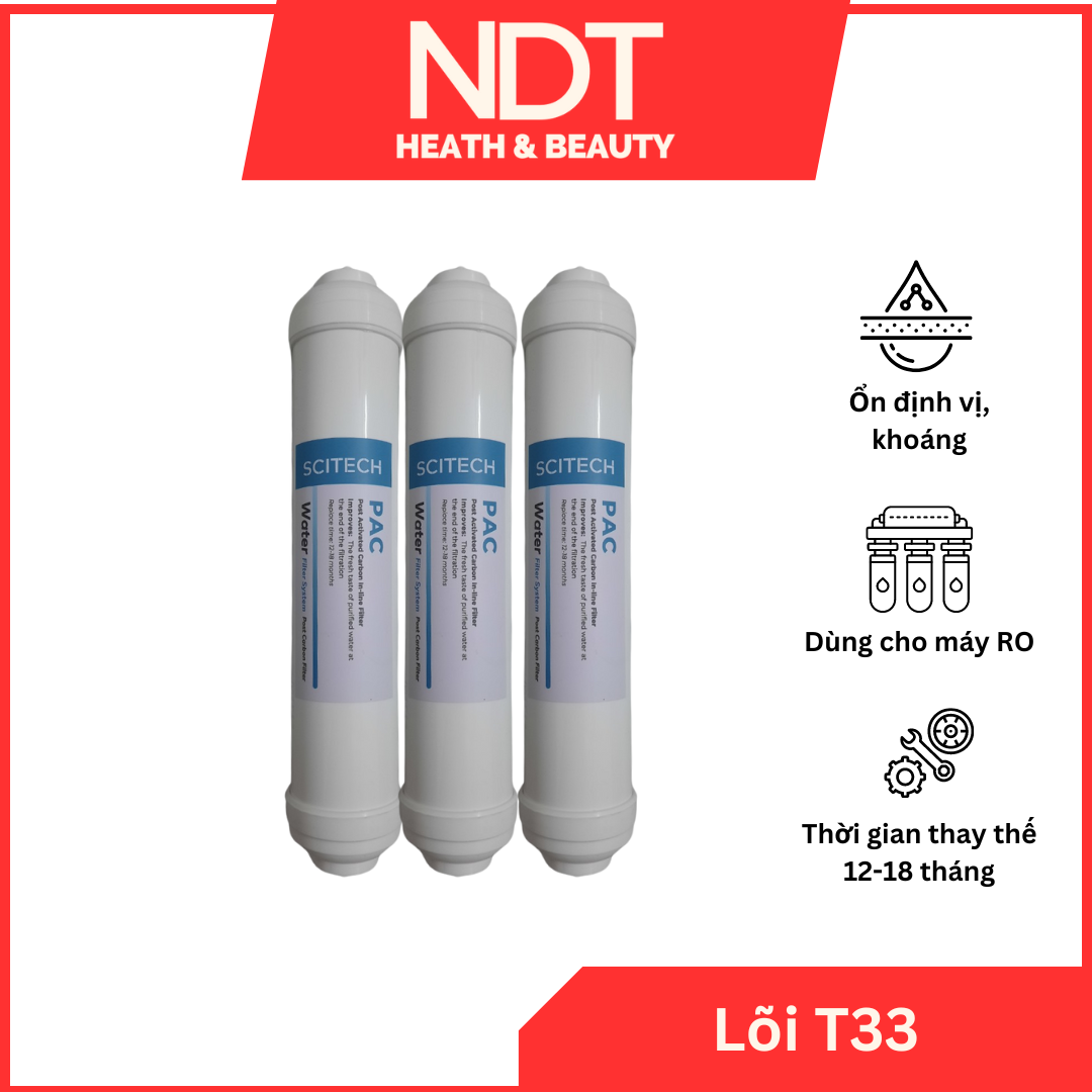Lõi t33 scitech ctr-sct-t33-gac - lõi số 5 của máy lọc nước ro