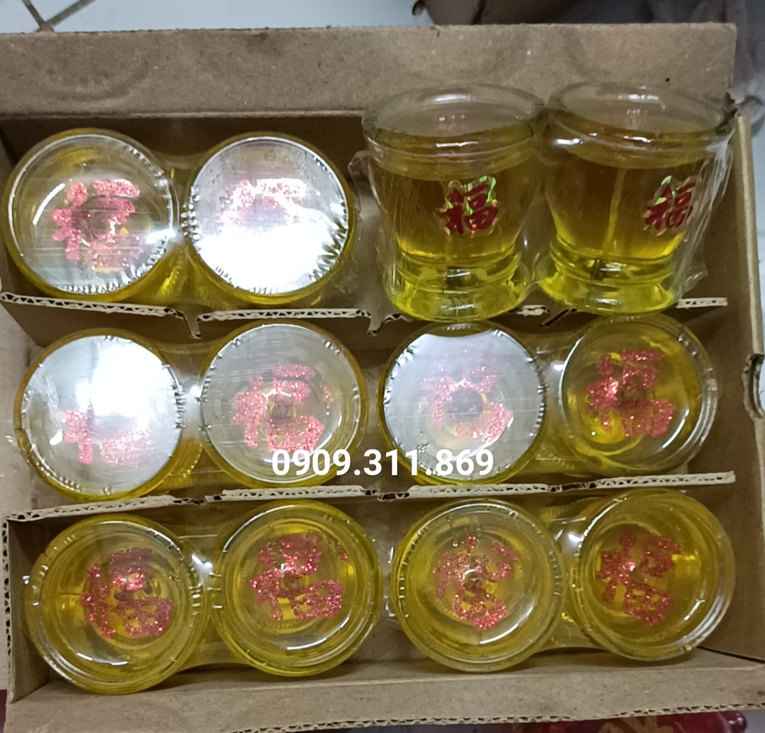 Hộp Đèn cầy ly thờ cúng | Nến ly để bàn thờ | Đồ cúng, đồ phong thủy