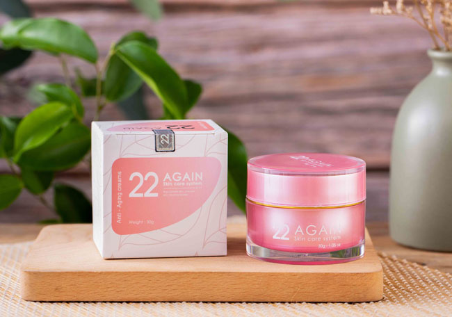Kem chống lão hóa 22 again chính hãng- nếu mua 2 hộp sẽ tặng kèm serum 22 again