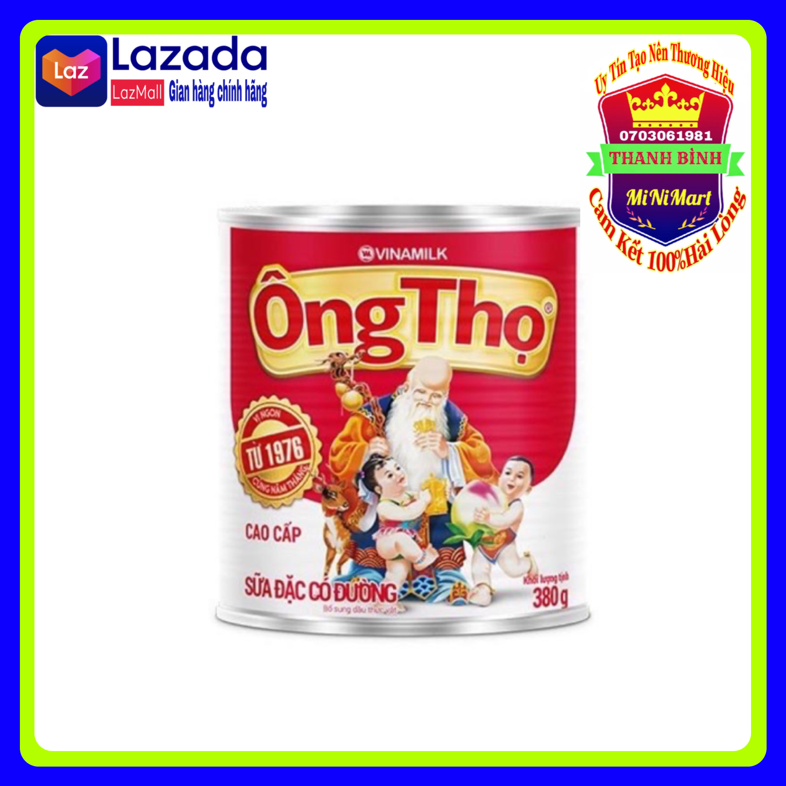 Sữa đặc ông thọ vinamilk đỏ hộp 380g