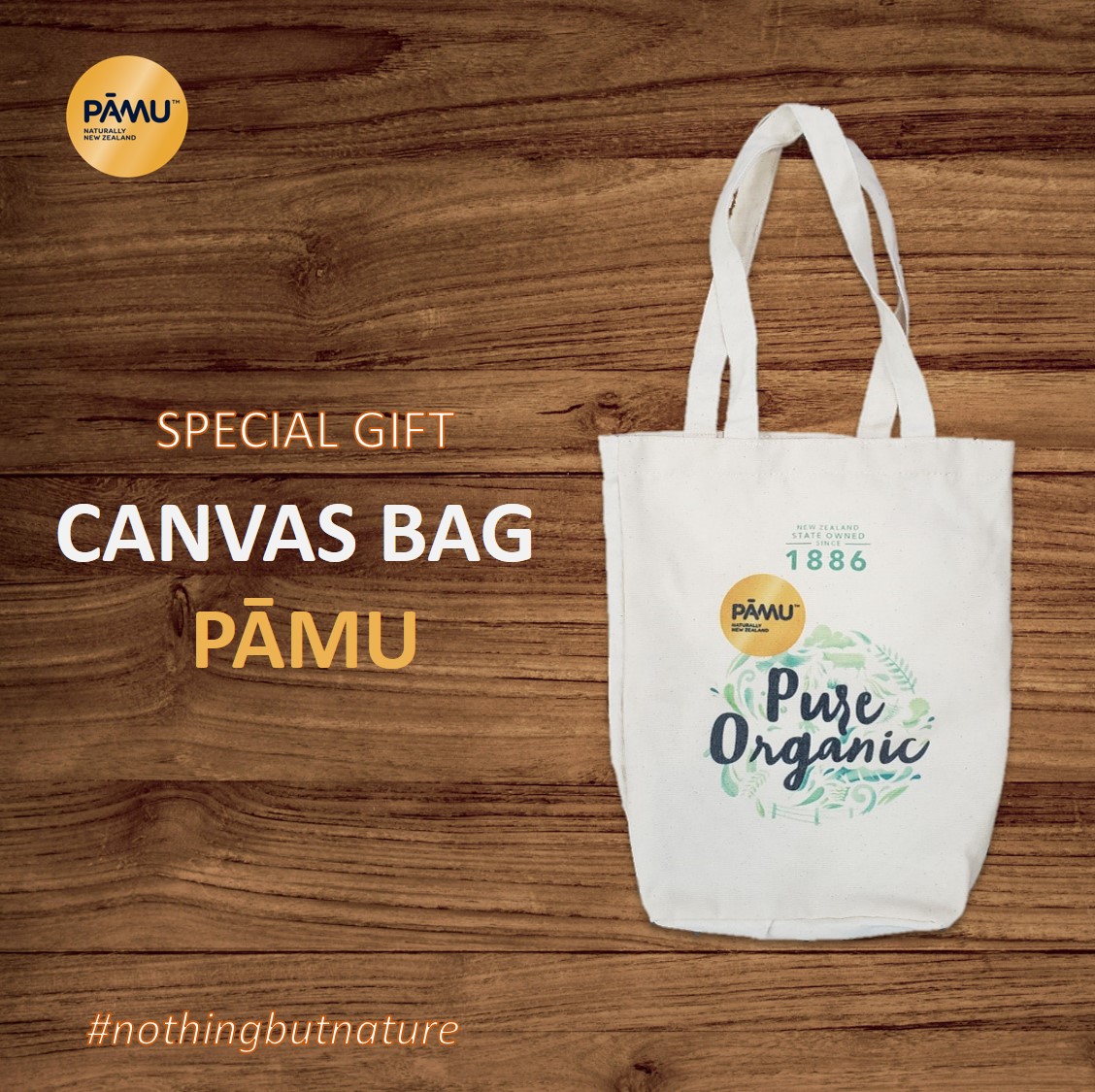 Túi vải canvas Pamu
