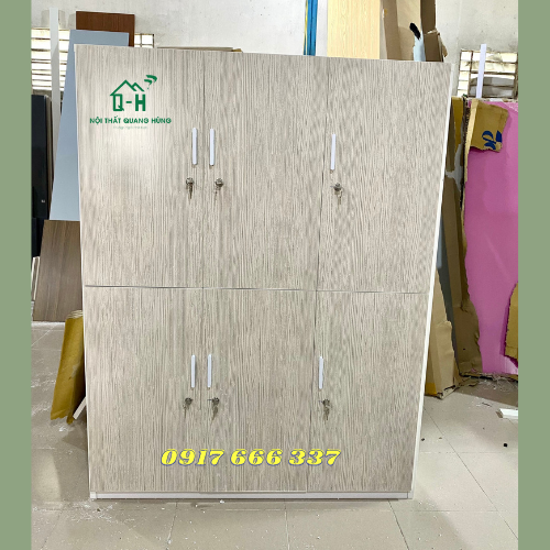 TỦ LOCKER NHỰA ĐÀI LOAN 6 CÁNH CHO NHÂN VIÊN