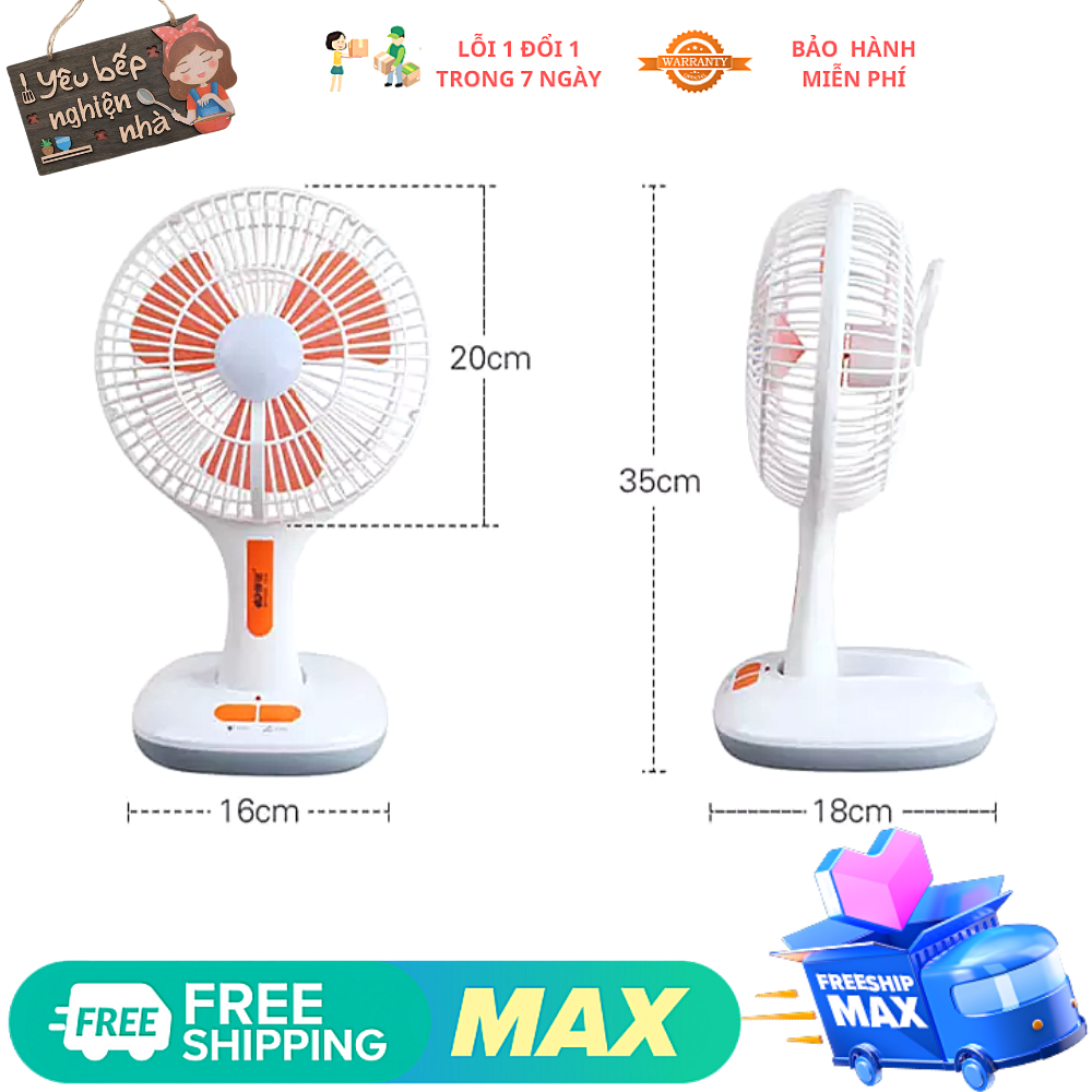 (SIÊU HOT HÈ) Quạt Sạc Tích Điện Ông Tây KM-F0166U Kiêm Đèn Led Gấp Gọn Kết Hợp Cổng USB Để Sạc Pin Cho Điện Thoại - Có Đèn Chiếu Sáng - Dung Lượng 4000 mah - Tiện Lợi Cho Mùa Hè Mỗi Khi Mất Điện