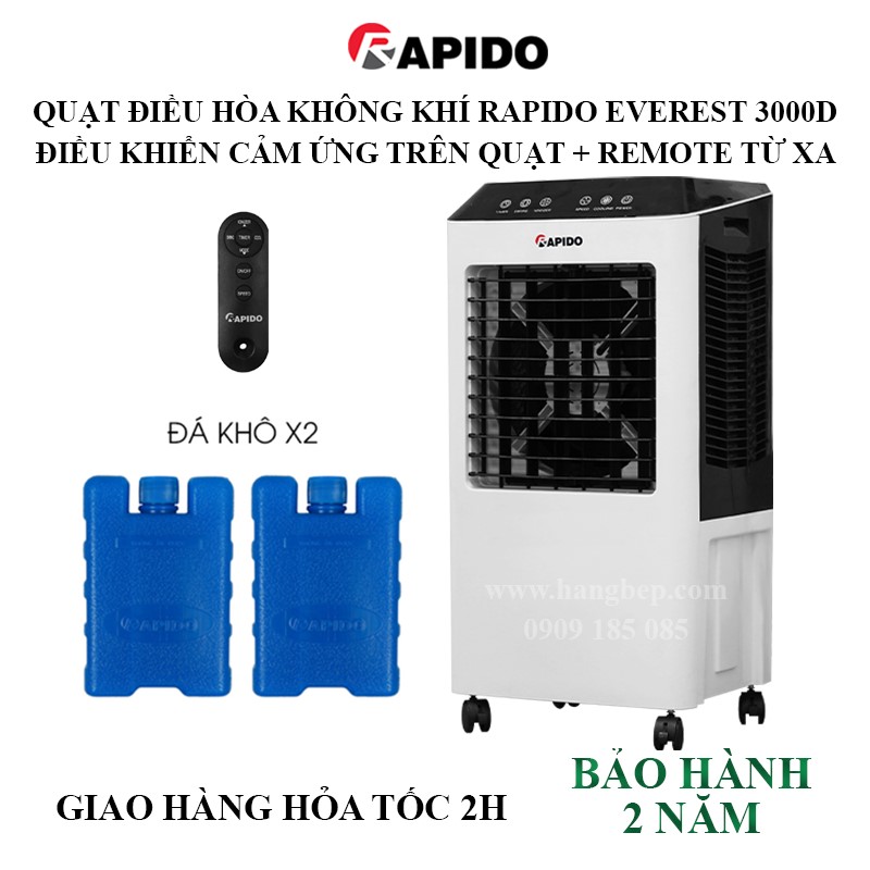 Quạt điều hòa không khí Rapido 3000-D