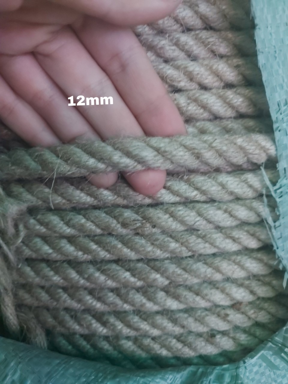 10m dây thừng trang trí, handmade 12mm (12ly)