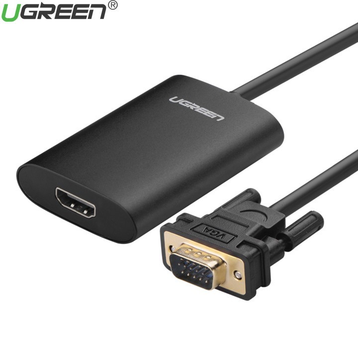 Cáp chuyển vga to hdmi có âm thanh ugreen 40264