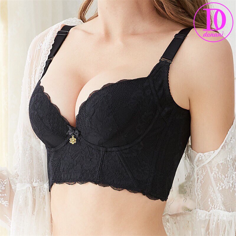 Áo ngực bra corset định hình siêu nâng siêu đẩy - Áo ngực bản to nâng ngực, không gọng, chống chảy x