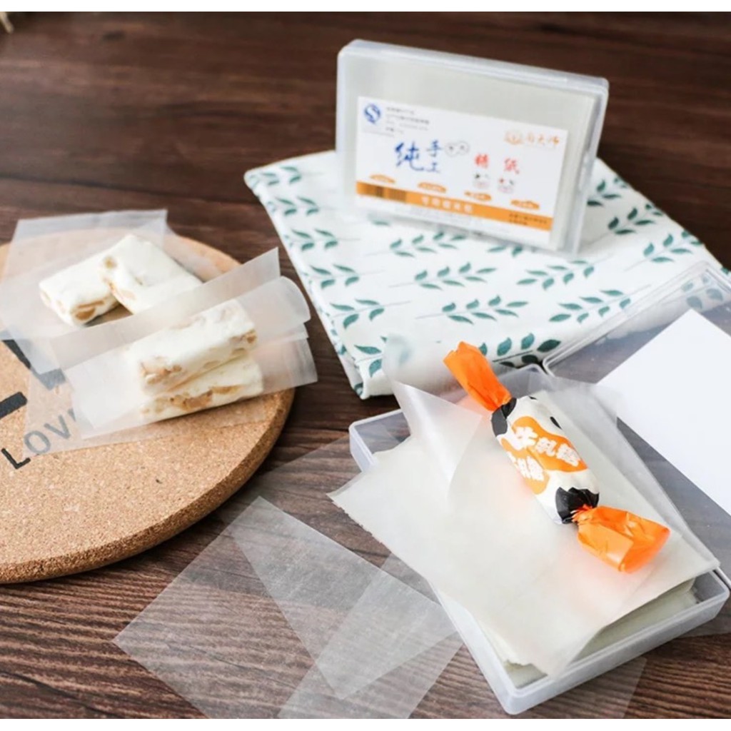 Giấy gạo làm kẹo nougat, giấy gạo ăn được 500 tờ