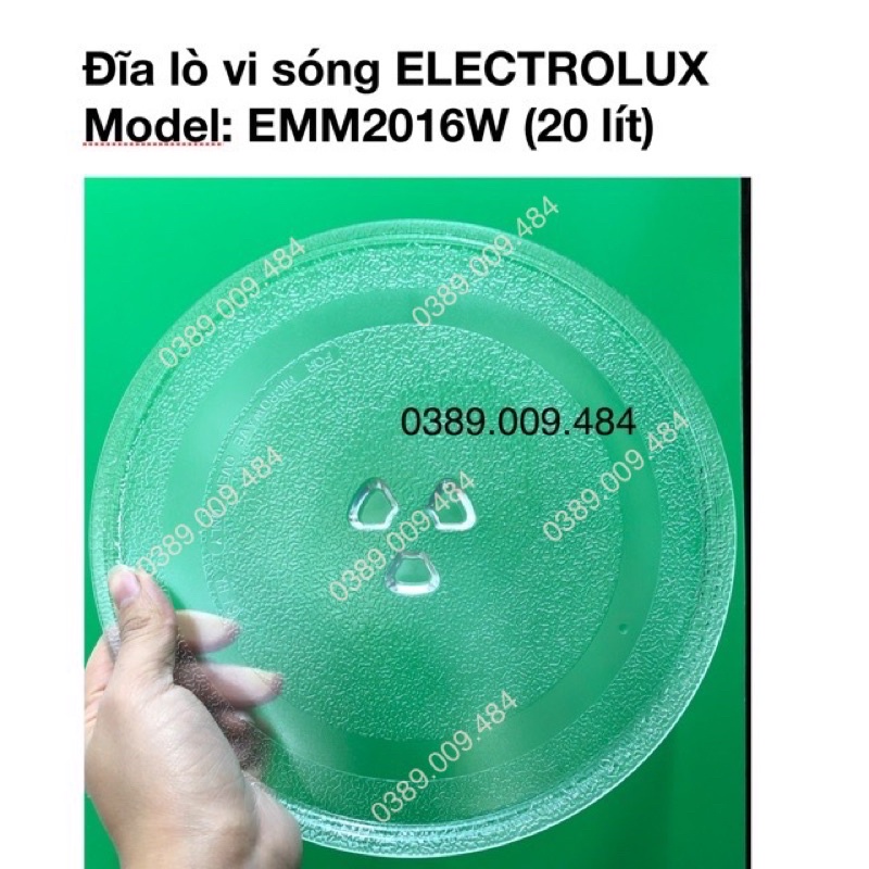 Đĩa quay lò vi sóng electrolux 20 lít emm2016w