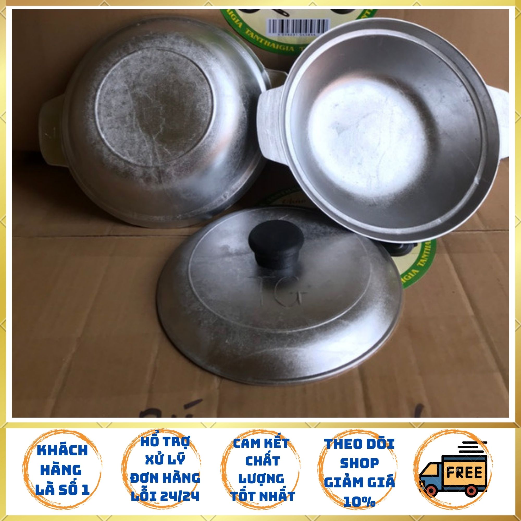 NỒI GANG 22CM -THỐ BẰNG GANG DÙNG ĐỂ  NẤU CƠM HAY KHO CÁ ĐỀU ĐƯỢC - Sản phẩm được làm từ chất liệu hợp kim cao cấp với ưu điểm làm nóng nhanh, giữ nhiệt tốt