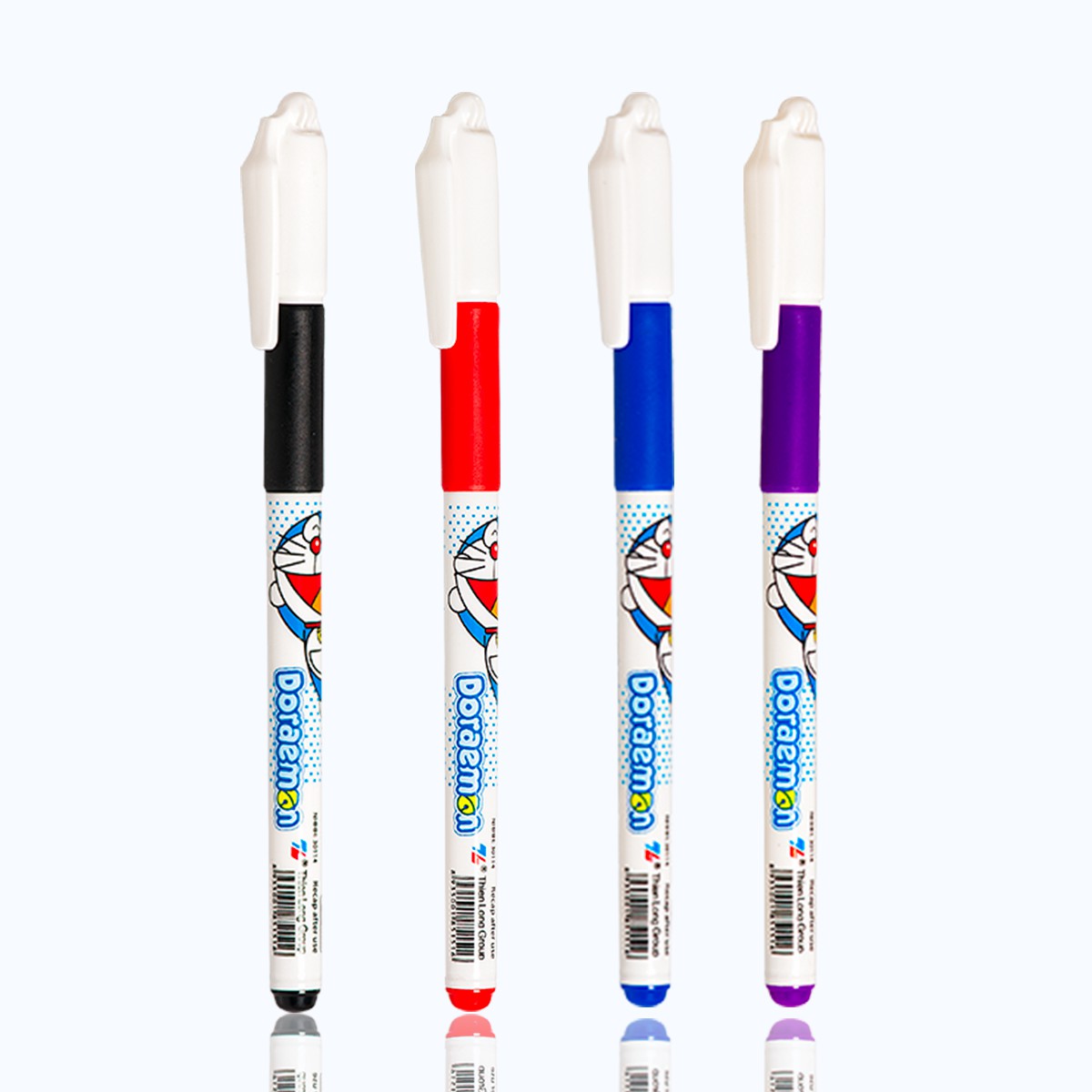 Bút gel thiên long doraemon gel-012/do đủ màu xanh đỏ tím đen | hàng chính hãng