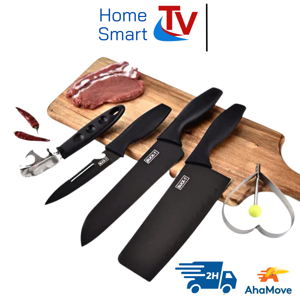 Bộ dao làm bếp nhật 5 món- hàng cao cấp, bộ dao nhật, bộ dao nhà bếp