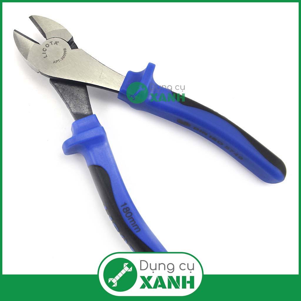 Kìm cắt dây thép Licota 7inch tay cầm cao su chống trượt