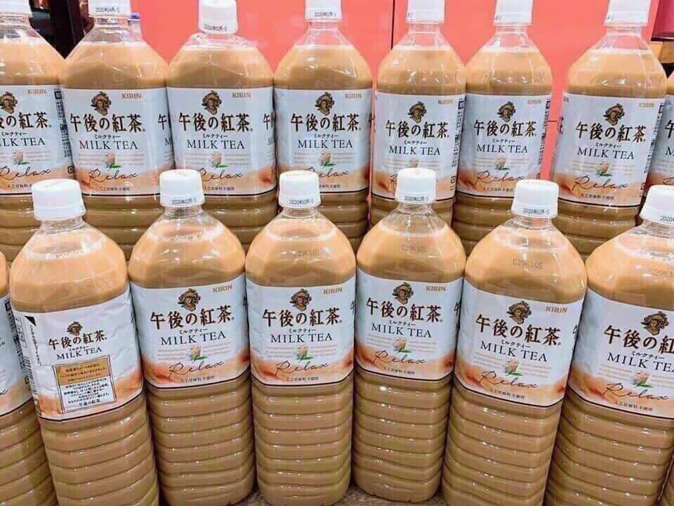 Combo 3 chai trà sữa kirin nhật bản 1.5l