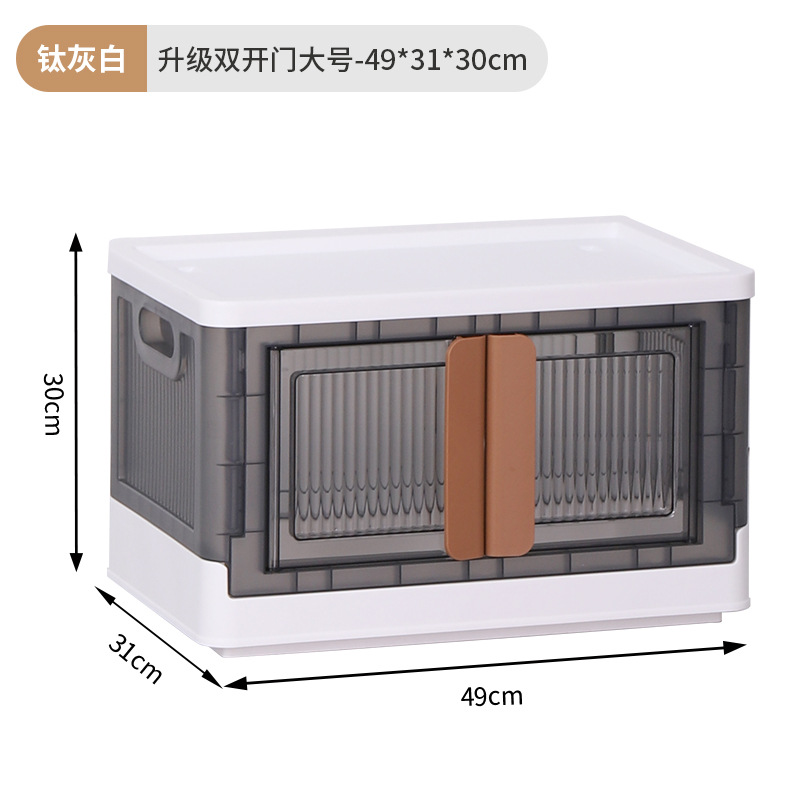 LZD  Tủ Quần Áo Nhựa Không Cần Lắp Đặt Sang Trọng Nhẹ   Đồ Dùng Nhà Bếp Đồ Chơi Tủ Đựng Đồ   Tủ Lưu Trữ Khe Gấp Trong Suốt