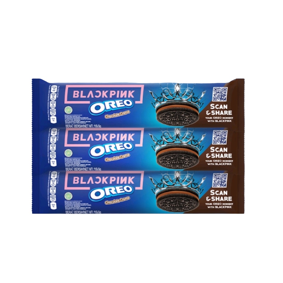 [Limited Edition] Bánh quy OREO BLACKPINK vị SOCOLA - 119.6g