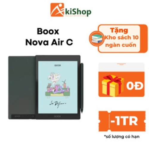 Máy đọc sách onyx boox nova air c 32 gb chính hãng