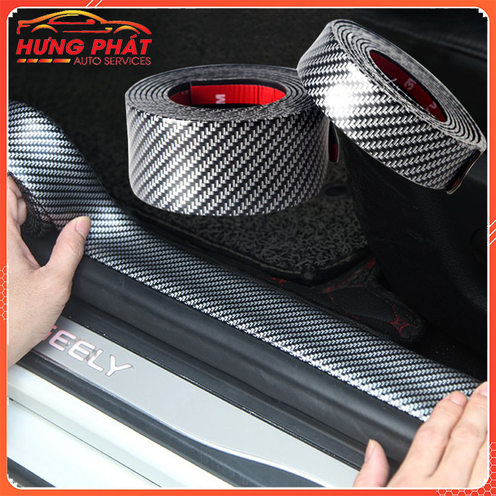 NẸP CHỐNG XƯỚC BƯỚC CHÂN XE Ô TÔ- Bản Rộng 5cm, 7cm