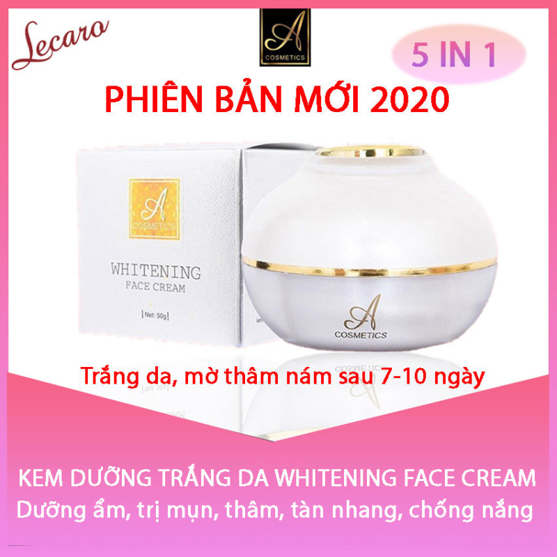 SALE SỐC CHỈ HÔM NAY]Kem Face Pháp Acosmetics - Kem dưỡng trắng da mặt - 50g - Giúp ngăn ngừa mụn, thâm nám tàn nhang,Hiệu quả chỉ sau 1 tuần