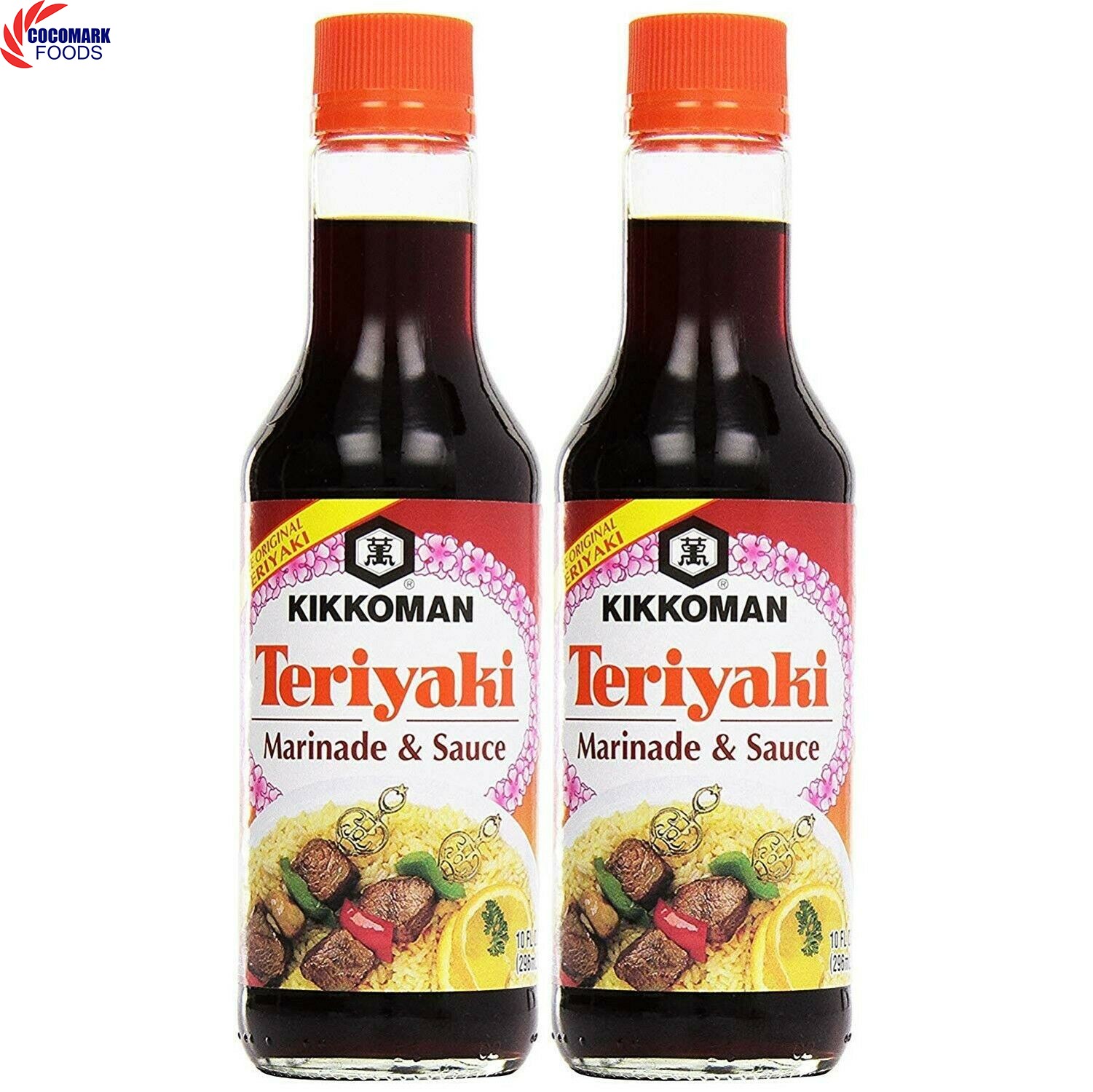 Combo 2 Sốt Tẩm Ướp Kikkoman Teriyaki Marinade & Sauce 269ml