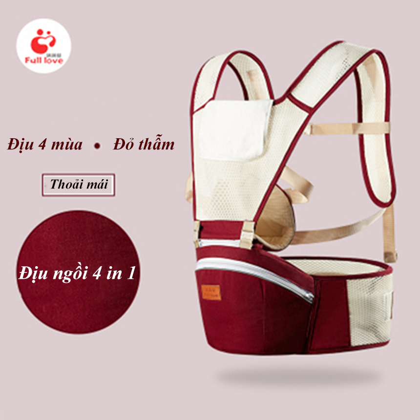 [ MẪU MỚI 2020] Đai địu em bé, đai em bé 8 tư thế, Địu ngồi cao cấp 8 tư thế 4 trong 1 Conmingbaby, chịu lực tốt, an toàn tiện lợi cho bé yêu của mẹ, BH UY TÍN TRÊN TOÀN QUỐC