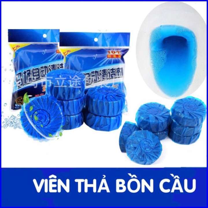 [HCM](CỰC MẠNH) SET 10 VIÊN TẨY VỆ SINH BỒN CẦU - VIÊN THẢ BỒN CẦU DIỆT KHUẨN KHỬ TRÙNG ĐA NĂNG TẨY TRẮNG HIỆU QUẢ - SHOP HÀNG SIÊU RẺ