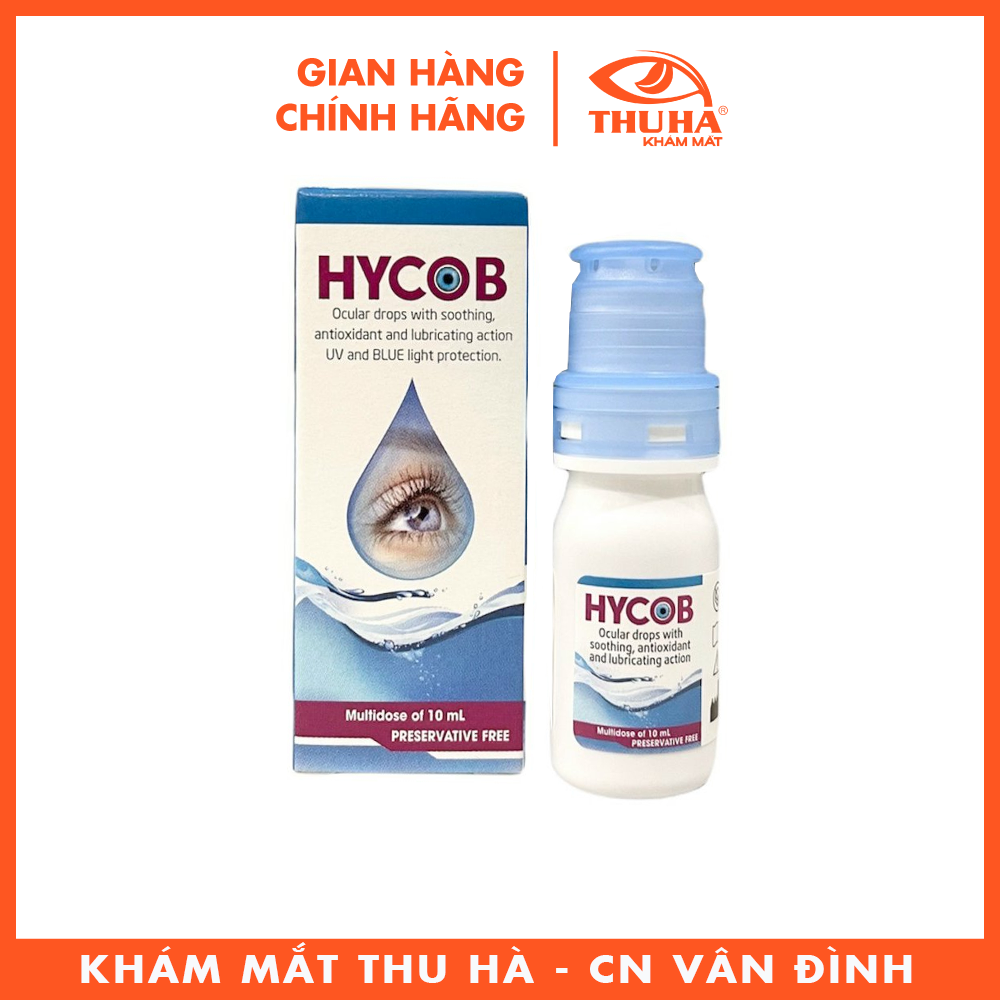 Dung dịch nhỏ mắt HYCOB Italia [Lọ 10ml] - Không chất bảo quản