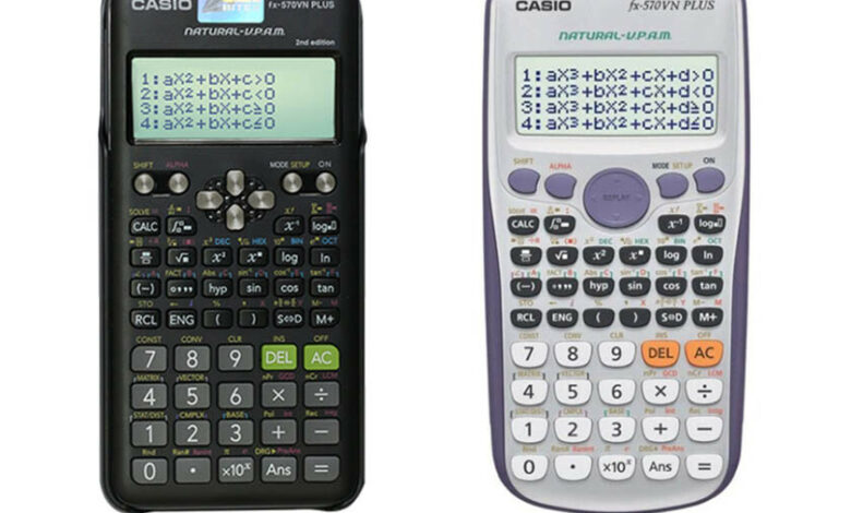 Máy Tính CASIO FX570VNPLUS-2 (TL) - Hàng Chính Hãng - Mới 100% - Bảo Hành 10 Năm. Giả lập máy tính Casio Fx-580VN Plus Fx-570VN Plus