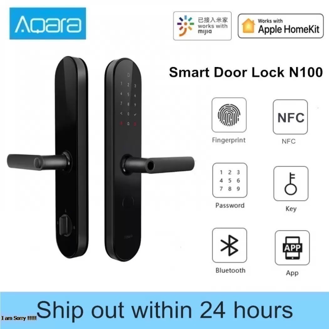 Khóa cửa thông minh Aqara N100, giao thức nhận diện vân tay, NFC, Bluetooth, Wifi,ZNMS16LM, SHS Vietnam